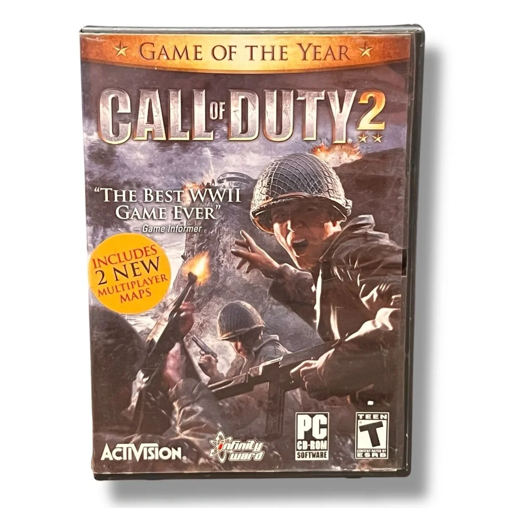 Call Of Duty 2 Pc Game 2005 with code COMPLETE